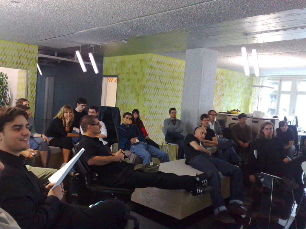 Team meeting office