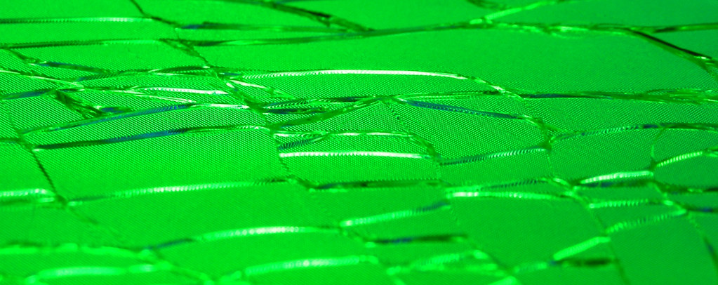 A car windscreen with a chip in the glass