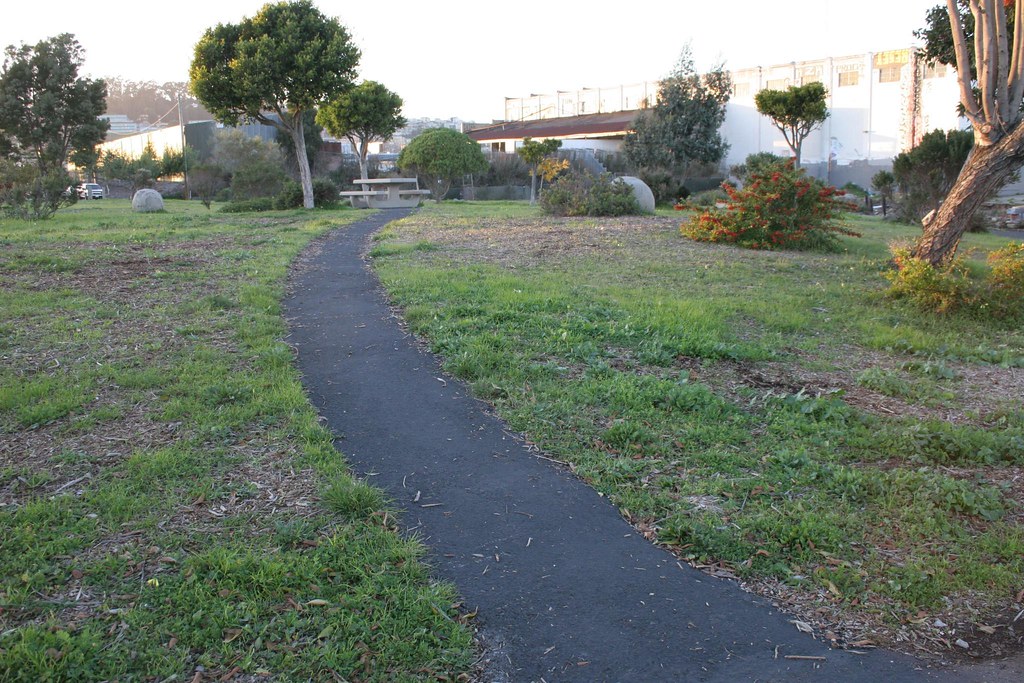 A path through a park