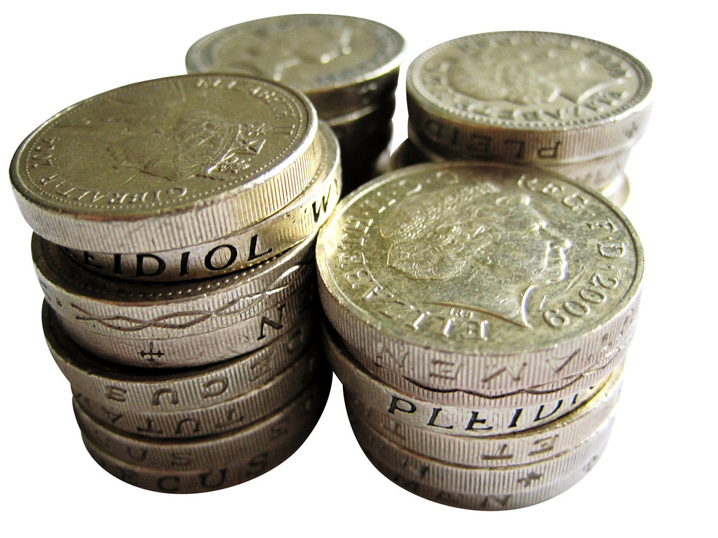 Coins stack savings