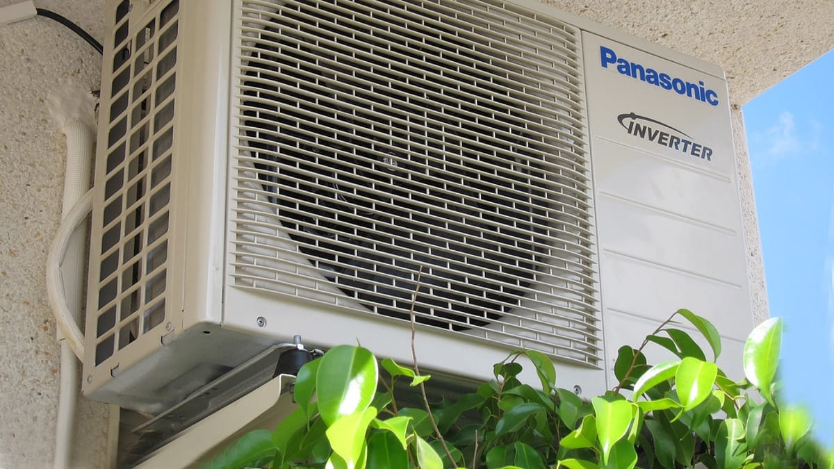 An outdoor air conditioning unit